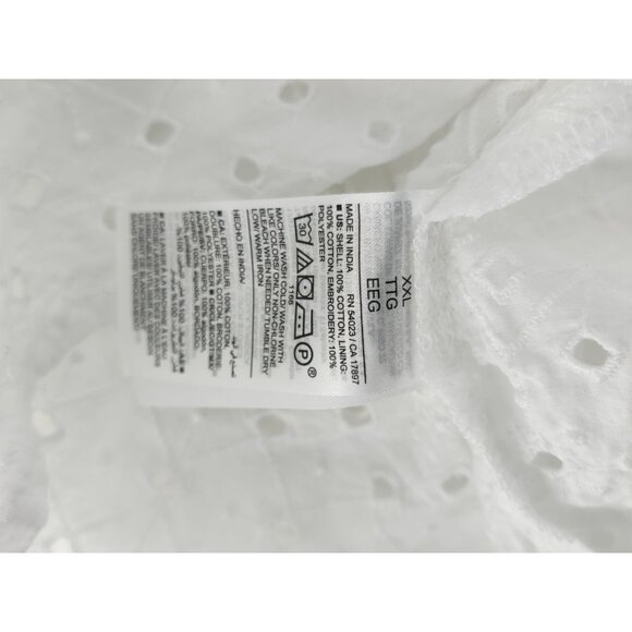 New Old Navy Eyelet Skirt/ matching Tank Size 2x - Picture 9 of 10